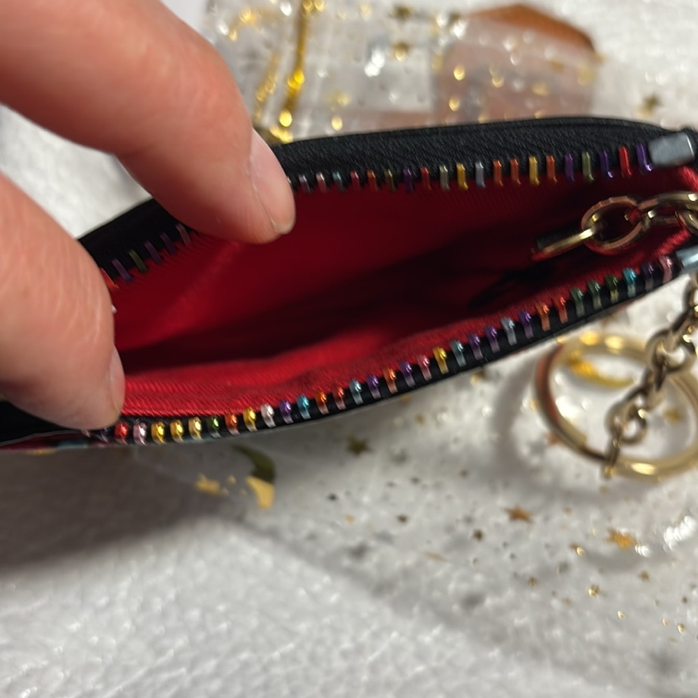 Dooney & Bourke Colorful Logo Coin Pouch - Picture 5 of 6